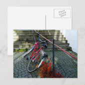 Carte postale Red Bike (Devant / Derrière)