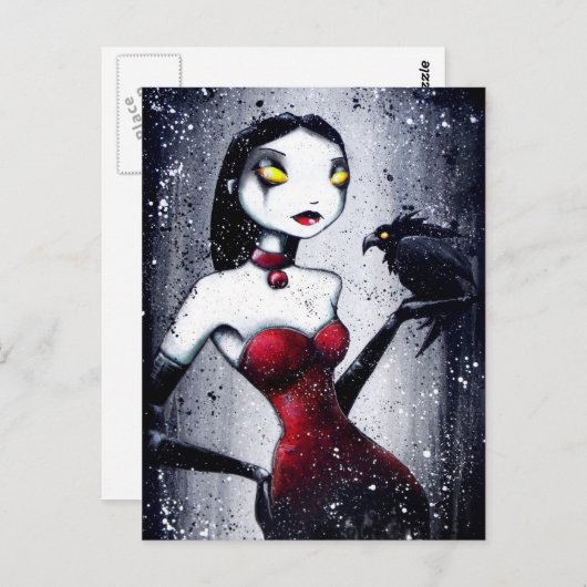 Carte postale Red Bird (Devant / Derrière)