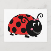 Carte Postale Red Black Ladybug (Devant)