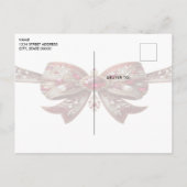 Carte postale Red Bow (Dos)