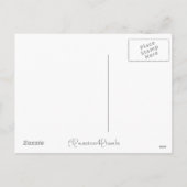 Carte postale Red Bow Custom Photo Holiday (Dos)