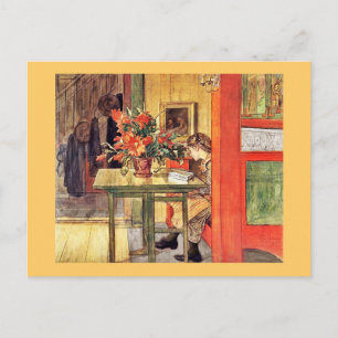 Carte Postale Red Cactus et Lisbeth Lecture