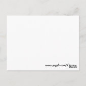 Carte postale Red Carpet Diva (Dos)