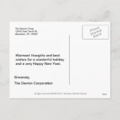 Carte postale Red Chevron Holiday (Dos)