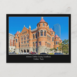 Carte postale Red Courthouse Downtown Dallas Texas