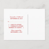 Carte postale Red D20 Dice Response (Dos)