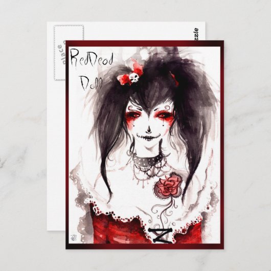 Carte Postale Red Dead Doll (Devant / Derrière)