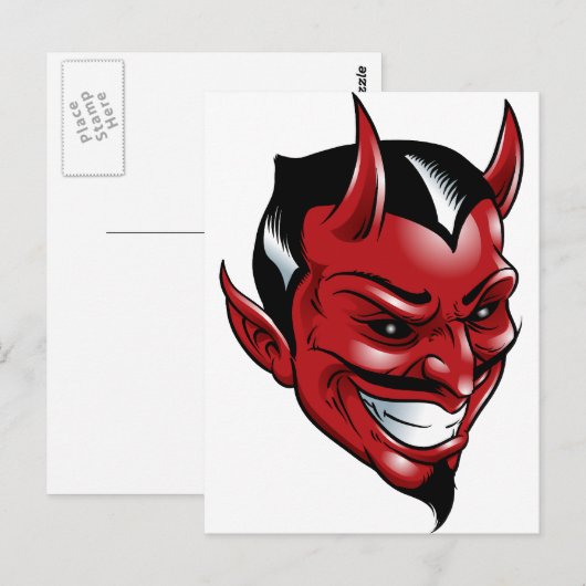 Carte Postale Red Devil (Devant / Derrière)