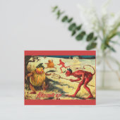 Carte Postale Red Devil Vintage (Debout devant)