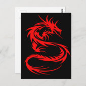Carte postale Red Dragon (Devant / Derrière)