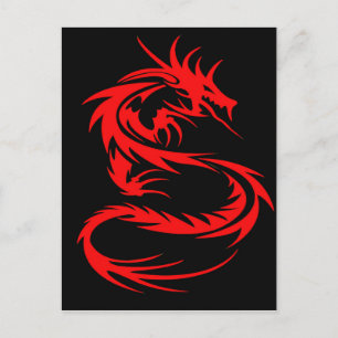 Carte postale Red Dragon