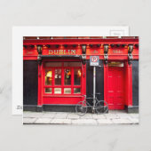 Carte Postale Red Dublin Pub (Devant / Derrière)