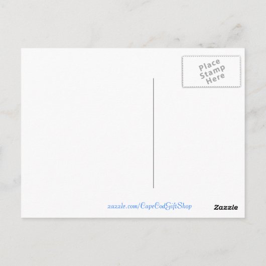 Carte postale Red et Blue Starburst (Dos)