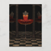 Carte Postale Red Firebird Classique Ballet Tutu Réflexions (Devant)