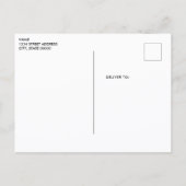 Carte Postale Red Flower Holiday Postcard (Dos)