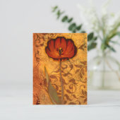 Carte Postale Red Flowers (Debout devant)