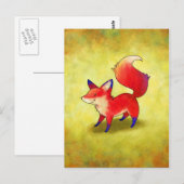 Carte postale Red Fox (Devant / Derrière)