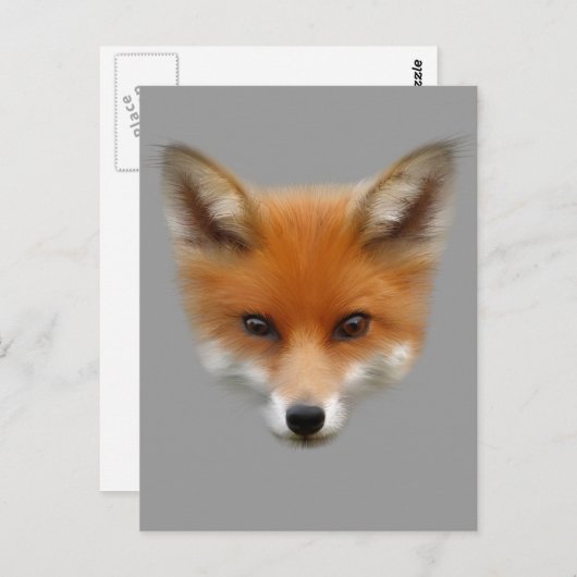 Carte postale Red Fox (Devant / Derrière)