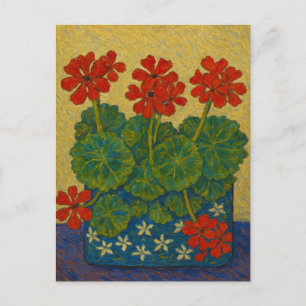 Carte postale Red Geranium