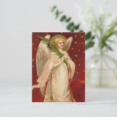 Carte Postale Red Gold Victorian Christmas Angel (Debout devant)