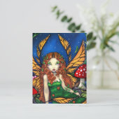 Carte postale "Red Haired Fairy Queen" (Debout devant)