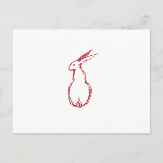 Carte Postale Red Hare (Devant)