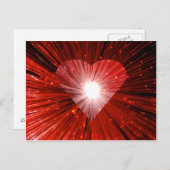 Carte postale Red Heart (Devant / Derrière)