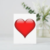 Carte Postale Red Heart Love (Debout devant)