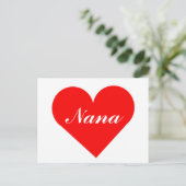 Carte postale Red Heart Nana (Debout devant)