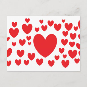 Carte postale Red Hearts