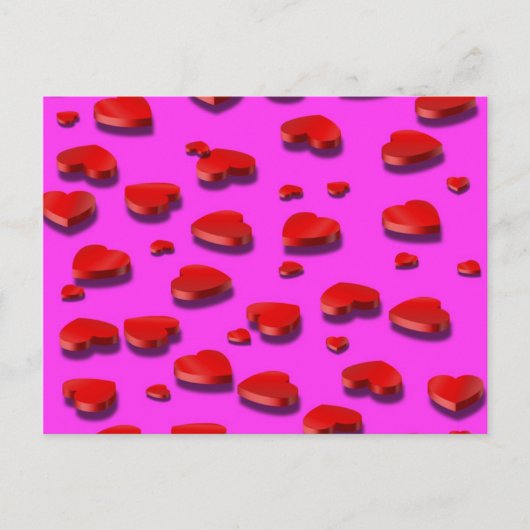 Carte Postale Red Heats 3D (Devant)