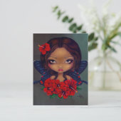 Carte postale "Red Hibiscus Fairy" (Debout devant)