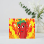 Carte Postale Red Hot Chili Pepper Diva (Debout devant)