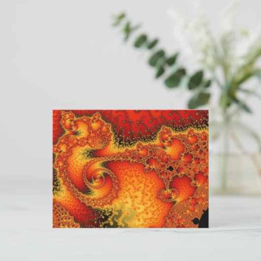 Carte postale Red Hot Firepit (Debout devant)