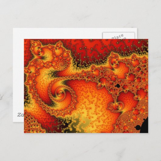 Carte postale Red Hot Firepit (Devant / Derrière)