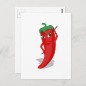 Carte Postale Red Hot Pepper Diva (Devant / Derrière)