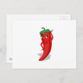 Carte Postale Red Hot Pepper Diva (Devant / Derrière)