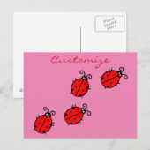Carte Postale Red Ladybugs Crawling Thunder_Cove (Devant / Derrière)