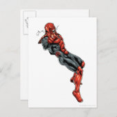 Carte Postale Red Lantern Corps - Rage Leaning 2 (Devant / Derrière)