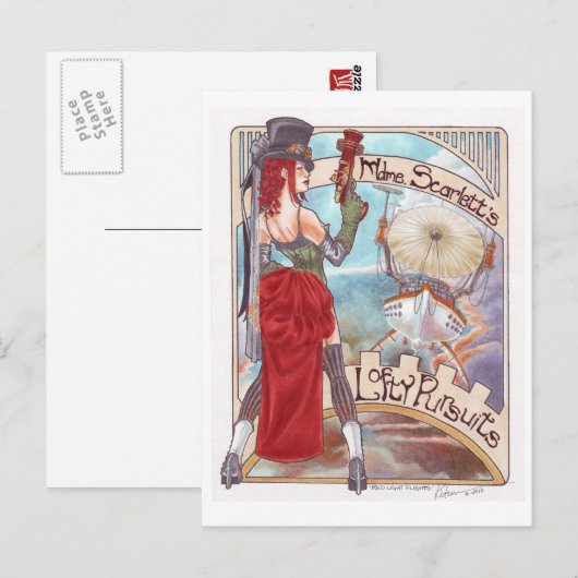 Carte postale Red Light Flights (Devant / Derrière)