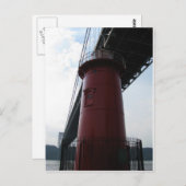 Carte postale Red Lighthouse (Devant / Derrière)