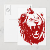 Carte Postale Red Lion King (Devant / Derrière)