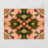 Carte Postale Red Lips Mandala (Devant)