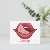 Carte Postale Red Lips Open Mouth Thunder_Cove (Debout devant)