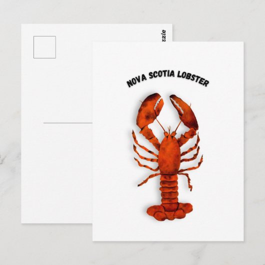 Carte postale Red Lobster (Devant / Derrière)