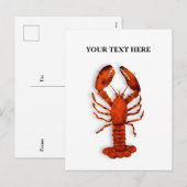 Carte postale Red Lobster (Devant / Derrière)