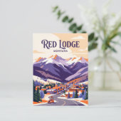 Carte Postale Red Lodge États-Unis (Debout devant)