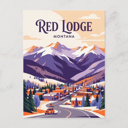Carte Postale Red Lodge États-Unis (Devant)