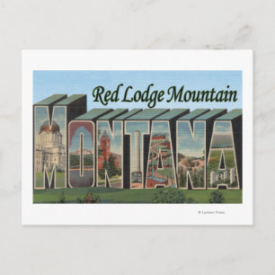 Carte Postale Red Lodge Mountain, Montana