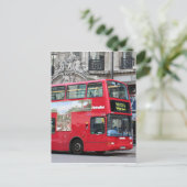Carte Postale Red London Double Decker Bus, Angleterre (Debout devant)